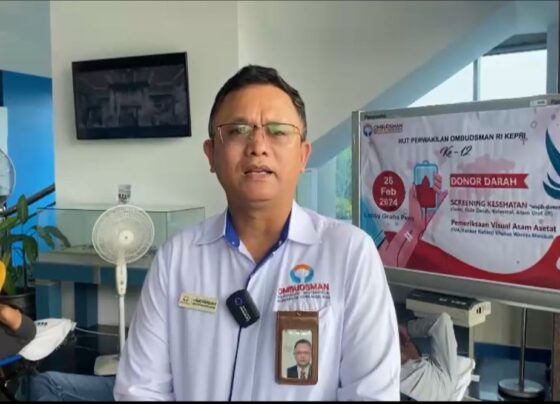 Kepala Perwakilan Ombudsman RI Provinsi Kepri, Dr Lagat Siadari