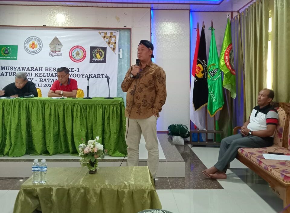Mubes Perdana, Ketua ISKY Batam Sukatmanto: Perkuat Struktur Paguyuban Warga DIY